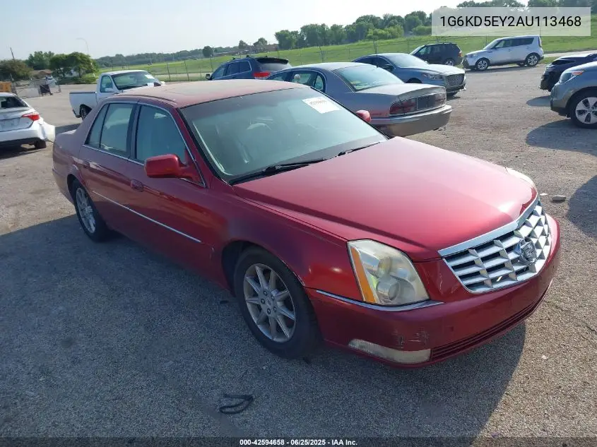 2010 Cadillac Dts Luxury Collection VIN: 1G6KD5EY2AU113468 Lot: 42594658