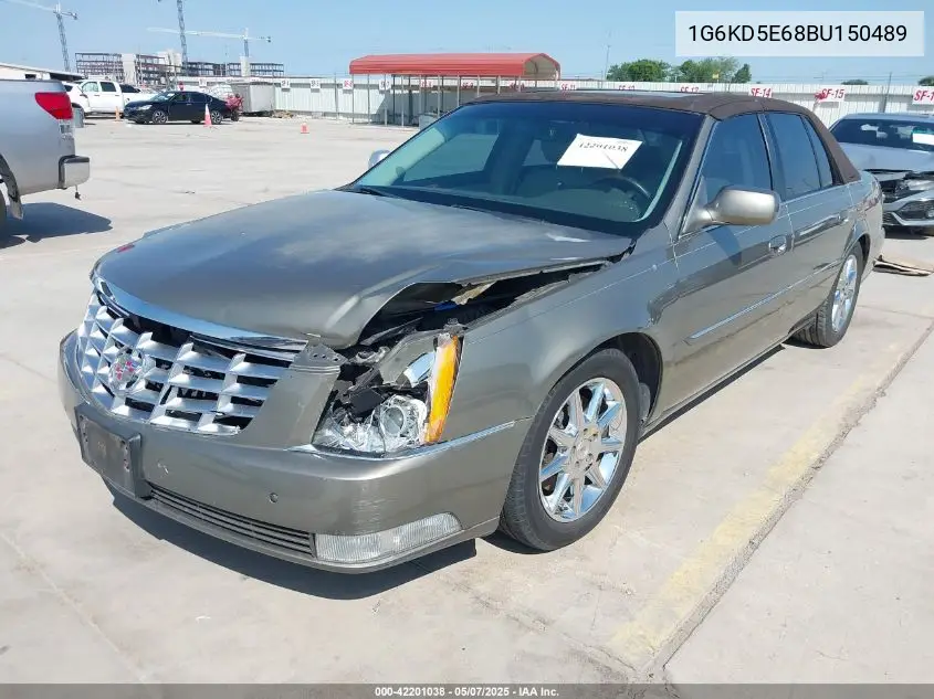 2011 Cadillac Dts Luxury Collection VIN: 1G6KD5E68BU150489 Lot: 42201038