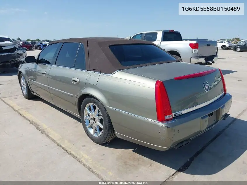 2011 Cadillac Dts Luxury Collection VIN: 1G6KD5E68BU150489 Lot: 42201038