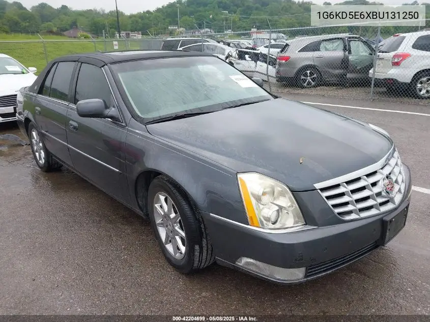 2011 Cadillac Dts Luxury Collection VIN: 1G6KD5E6XBU131250 Lot: 42204699
