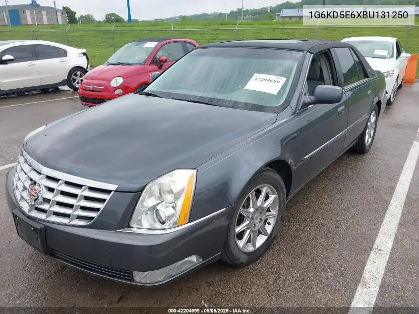 2011 Cadillac Dts Luxury Collection VIN: 1G6KD5E6XBU131250 Lot: 42204699