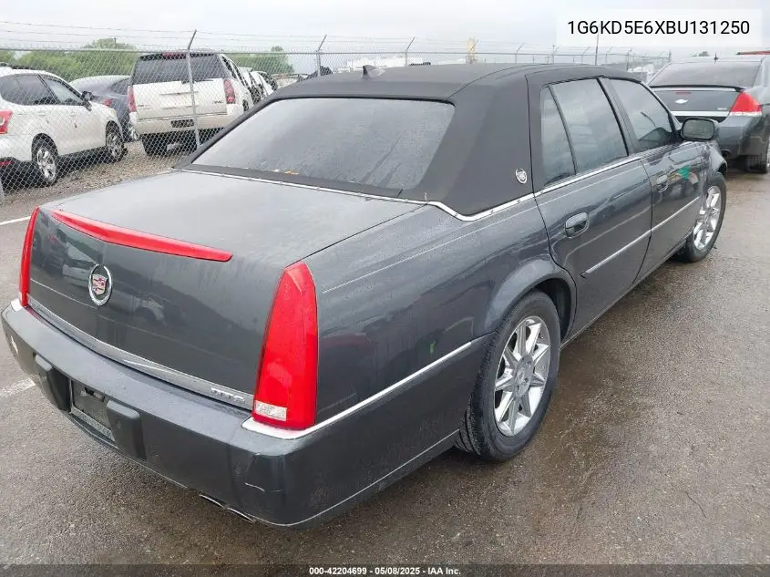 2011 Cadillac Dts Luxury Collection VIN: 1G6KD5E6XBU131250 Lot: 42204699