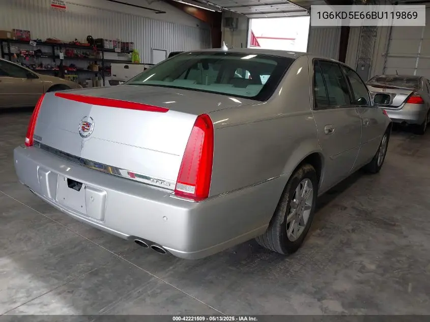2011 Cadillac Dts Luxury Collection VIN: 1G6KD5E66BU119869 Lot: 42221509
