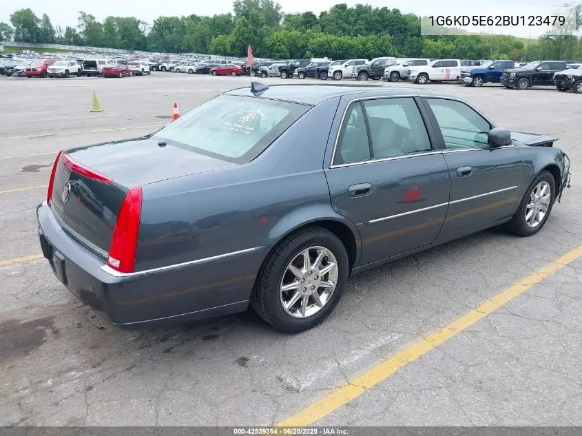 2011 Cadillac Dts Luxury Collection VIN: 1G6KD5E62BU123479 Lot: 42539354