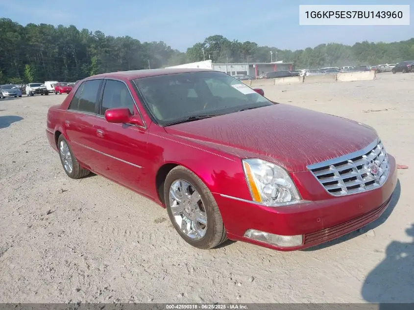 2011 Cadillac Dts Platinum Collection VIN: 1G6KP5ES7BU143960 Lot: 42590318