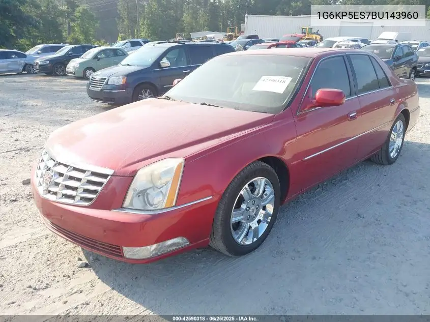 2011 Cadillac Dts Platinum Collection VIN: 1G6KP5ES7BU143960 Lot: 42590318