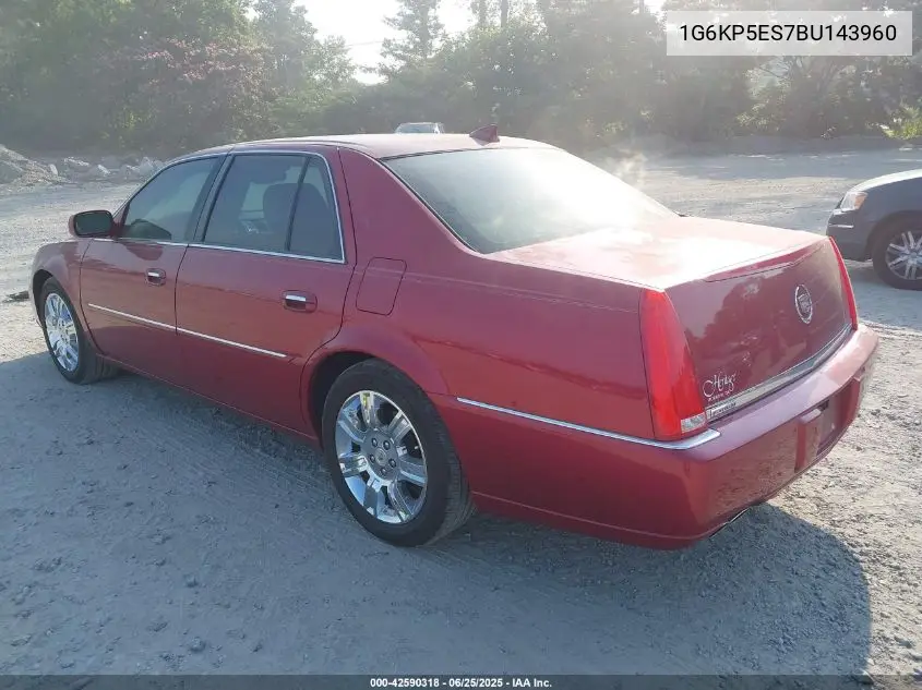 2011 Cadillac Dts Platinum Collection VIN: 1G6KP5ES7BU143960 Lot: 42590318