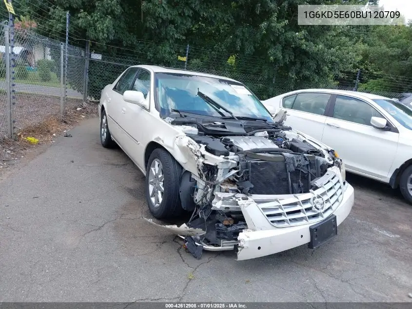 2011 Cadillac Dts Luxury Collection VIN: 1G6KD5E60BU120709 Lot: 42612908