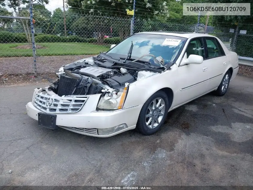 2011 Cadillac Dts Luxury Collection VIN: 1G6KD5E60BU120709 Lot: 42612908