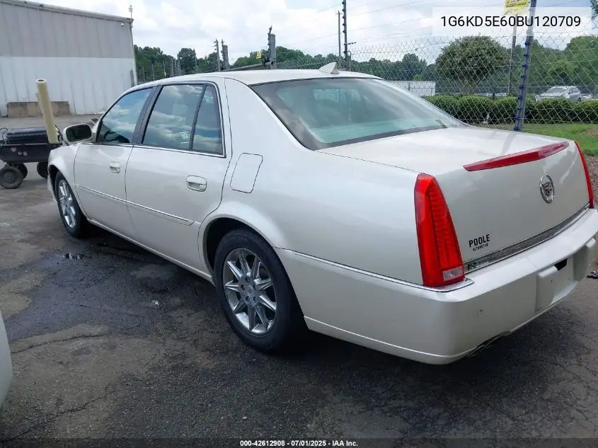 2011 Cadillac Dts Luxury Collection VIN: 1G6KD5E60BU120709 Lot: 42612908