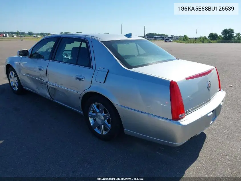 2011 Cadillac Dts Standard VIN: 1G6KA5E68BU126539 Lot: 42651349