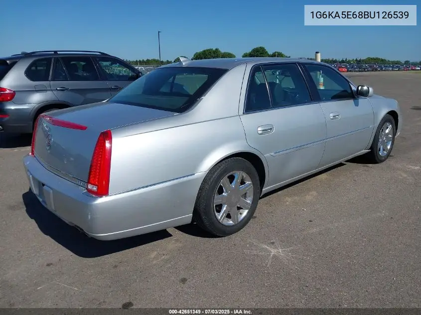 2011 Cadillac Dts Standard VIN: 1G6KA5E68BU126539 Lot: 42651349