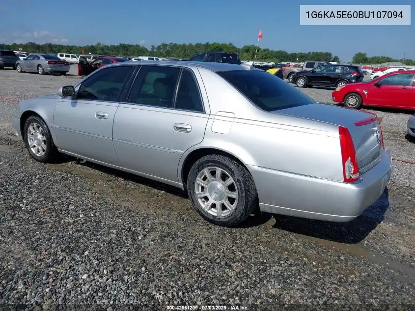 2011 Cadillac Dts Standard VIN: 1G6KA5E60BU107094 Lot: 42661209