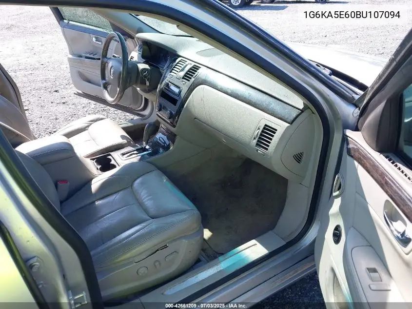 2011 Cadillac Dts Standard VIN: 1G6KA5E60BU107094 Lot: 42661209
