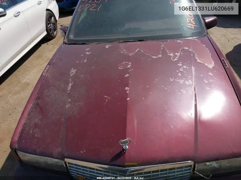 1990 Cadillac Eldorado VIN: 1G6EL1331LU620669 Lot: 42040721