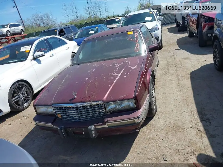 1990 Cadillac Eldorado VIN: 1G6EL1331LU620669 Lot: 42040721
