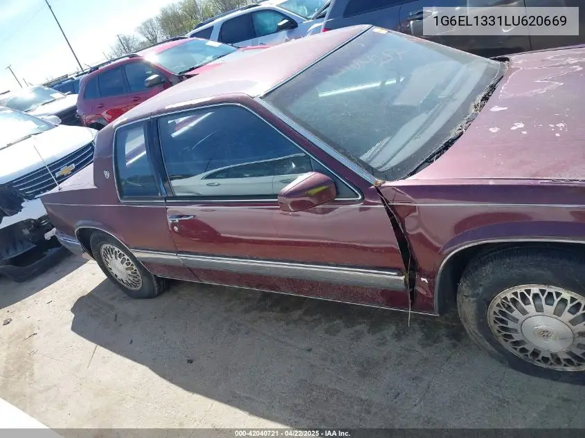 1990 Cadillac Eldorado VIN: 1G6EL1331LU620669 Lot: 42040721