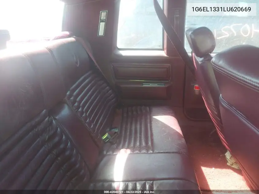 1990 Cadillac Eldorado VIN: 1G6EL1331LU620669 Lot: 42040721