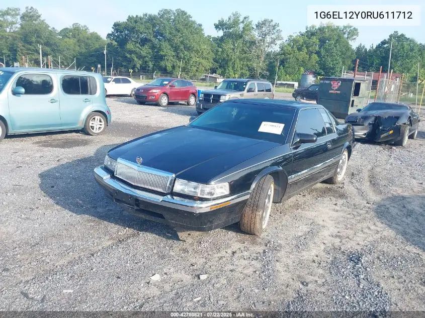 1994 Cadillac Eldorado VIN: 1G6EL12Y0RU611712 Lot: 42780821