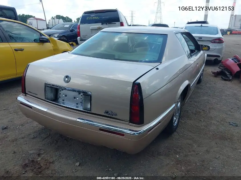1997 Cadillac Eldorado Standard VIN: 1G6EL12Y3VU612153 Lot: 42591160