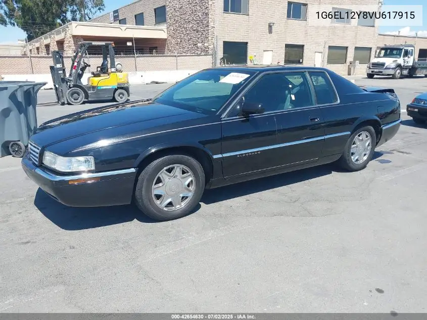 1997 Cadillac Eldorado VIN: 1G6EL12Y8VU617915 Lot: 42654630
