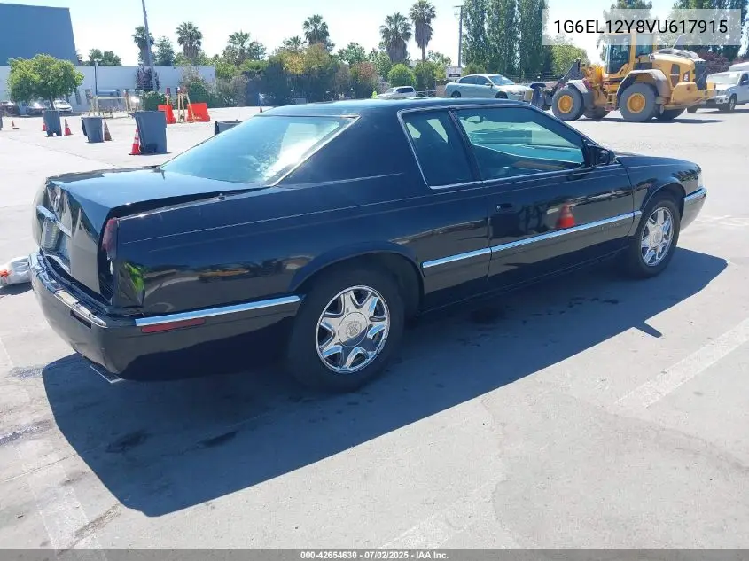 1997 Cadillac Eldorado VIN: 1G6EL12Y8VU617915 Lot: 42654630