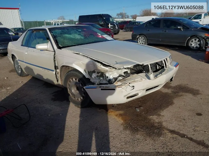 1998 Cadillac Eldorado Standard VIN: 1G6EL12Y3WU605088 Lot: 41099169