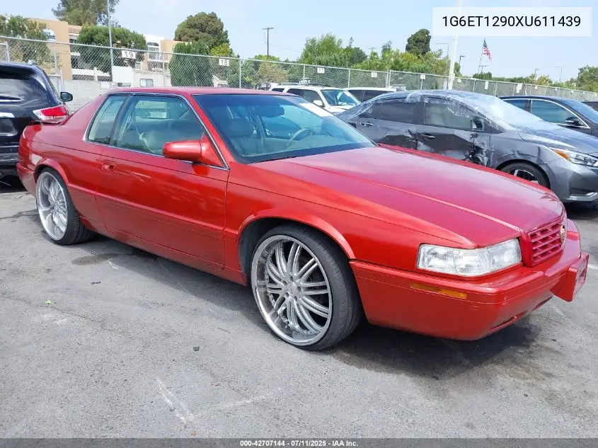 1999 Cadillac Eldorado Touring VIN: 1G6ET1290XU611439 Lot: 42707144
