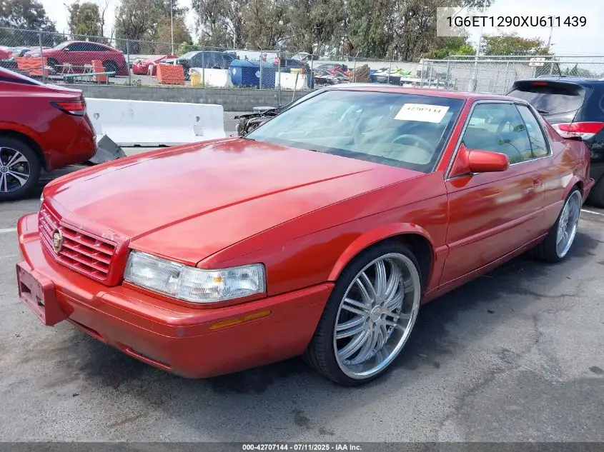 1999 Cadillac Eldorado Touring VIN: 1G6ET1290XU611439 Lot: 42707144