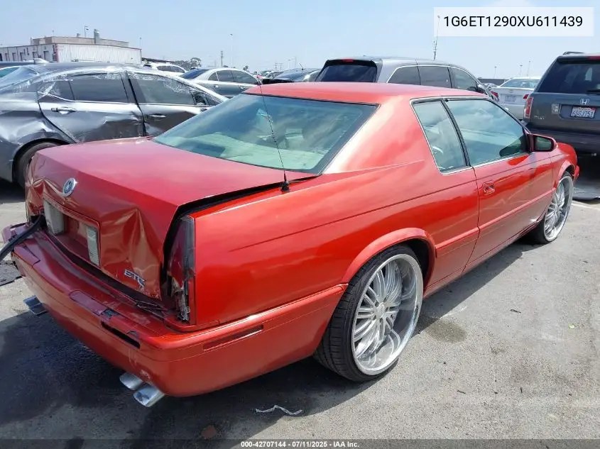 1999 Cadillac Eldorado Touring VIN: 1G6ET1290XU611439 Lot: 42707144