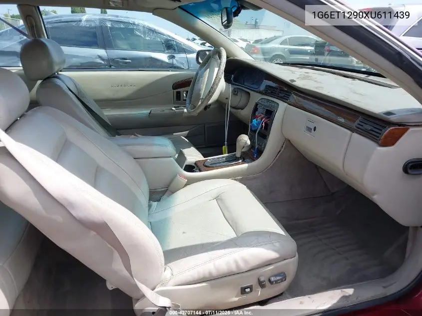 1999 Cadillac Eldorado Touring VIN: 1G6ET1290XU611439 Lot: 42707144