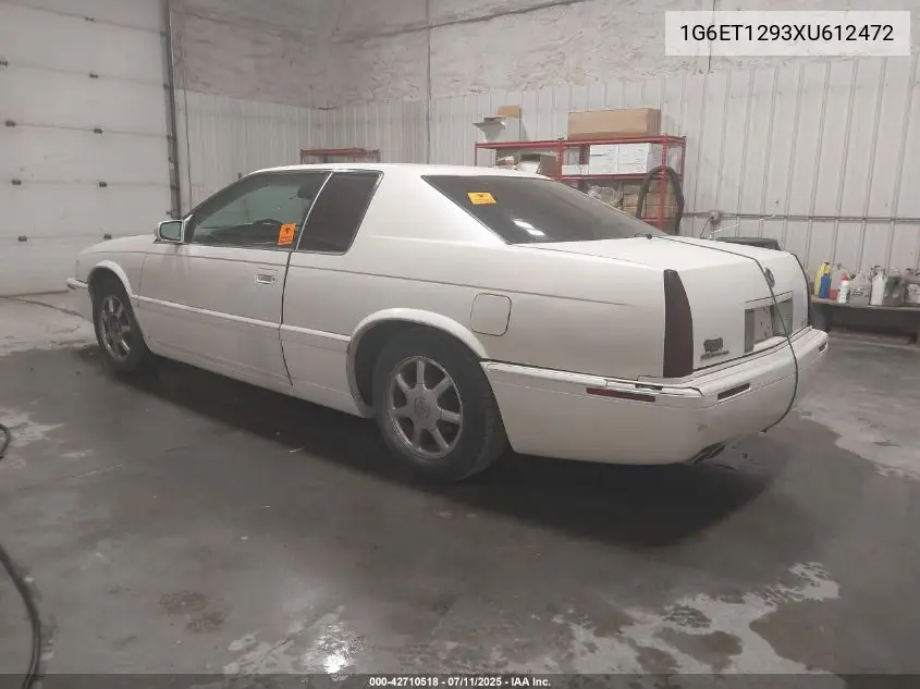 1999 Cadillac Eldorado Touring VIN: 1G6ET1293XU612472 Lot: 42710518