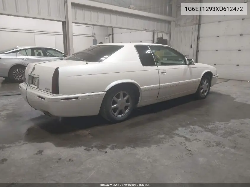 1999 Cadillac Eldorado Touring VIN: 1G6ET1293XU612472 Lot: 42710518