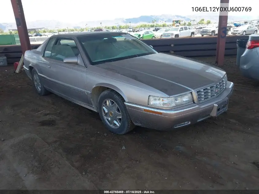 1999 Cadillac Eldorado Standard VIN: 1G6EL12Y0XU600769 Lot: 42765469