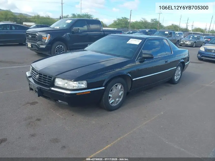 2000 Cadillac Eldorado Esc VIN: 1G6EL12Y6YB705300 Lot: 42750520