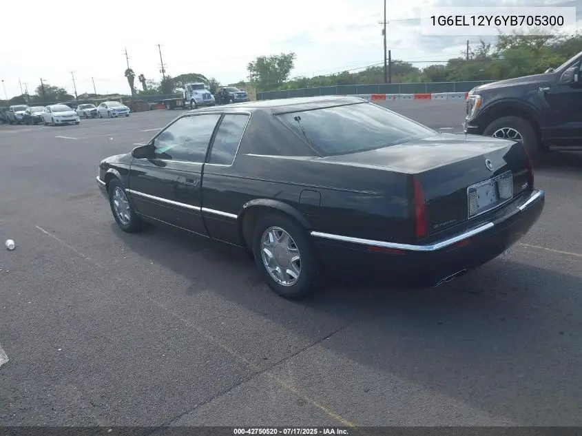 2000 Cadillac Eldorado Esc VIN: 1G6EL12Y6YB705300 Lot: 42750520
