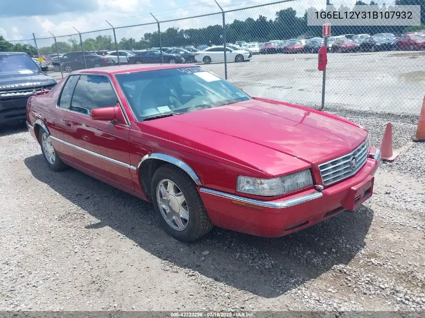 2001 Cadillac Eldorado Esc VIN: 1G6EL12Y31B107932 Lot: 42723296