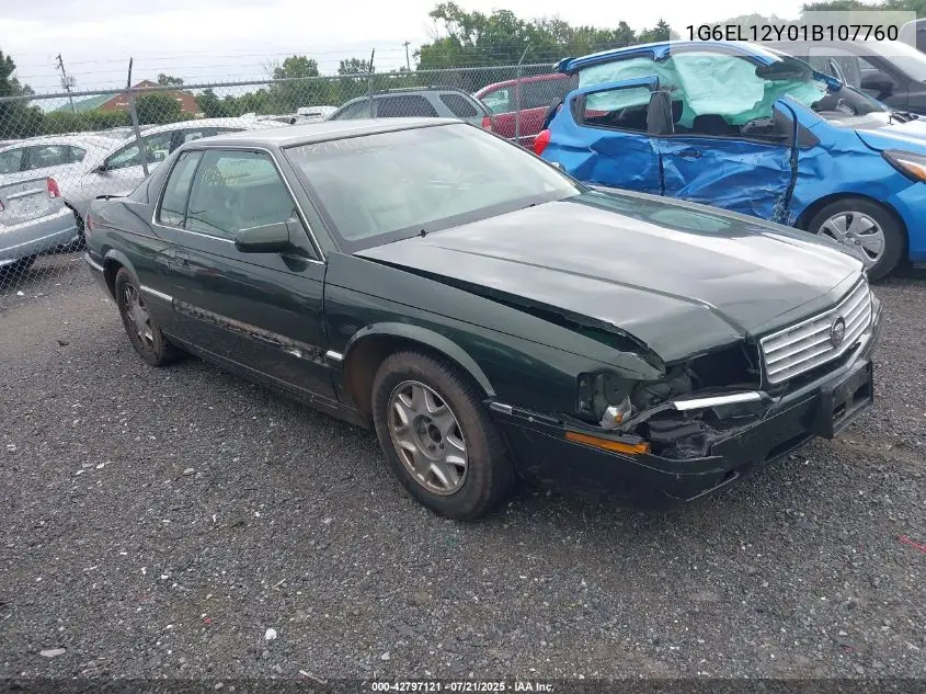 2001 Cadillac Eldorado Esc VIN: 1G6EL12Y01B107760 Lot: 42797121