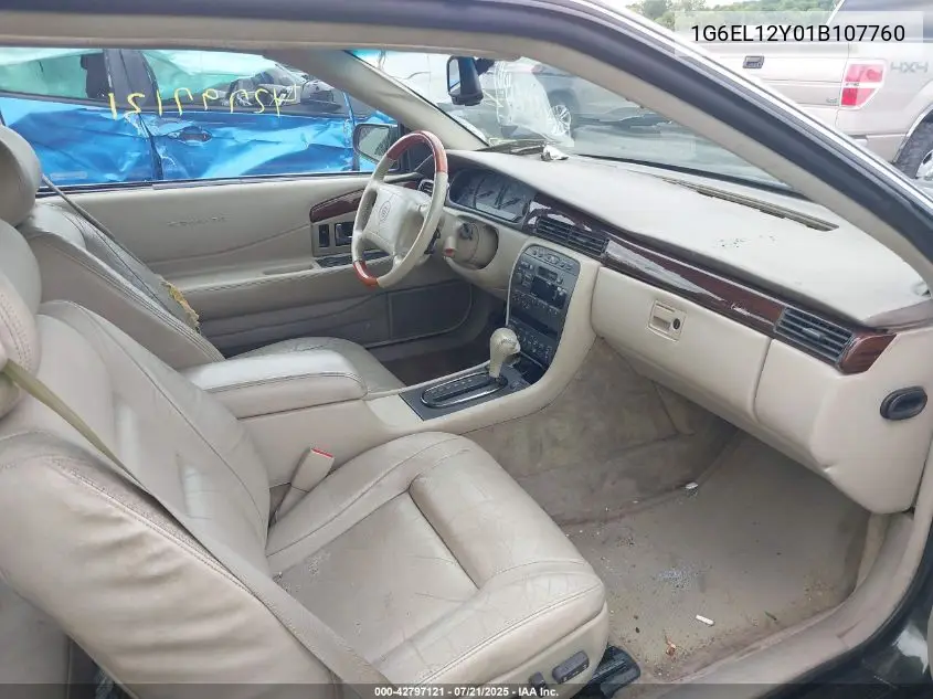 2001 Cadillac Eldorado Esc VIN: 1G6EL12Y01B107760 Lot: 42797121