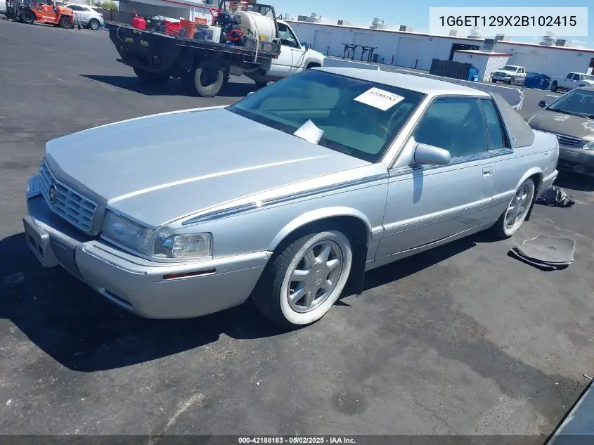 2002 Cadillac Eldorado Etc VIN: 1G6ET129X2B102415 Lot: 42188183