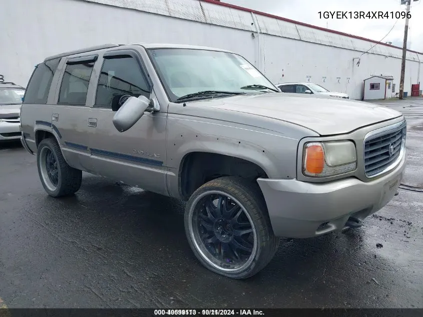 1999 Cadillac Escalade VIN: 1GYEK13R4XR41096 Lot: 40599113