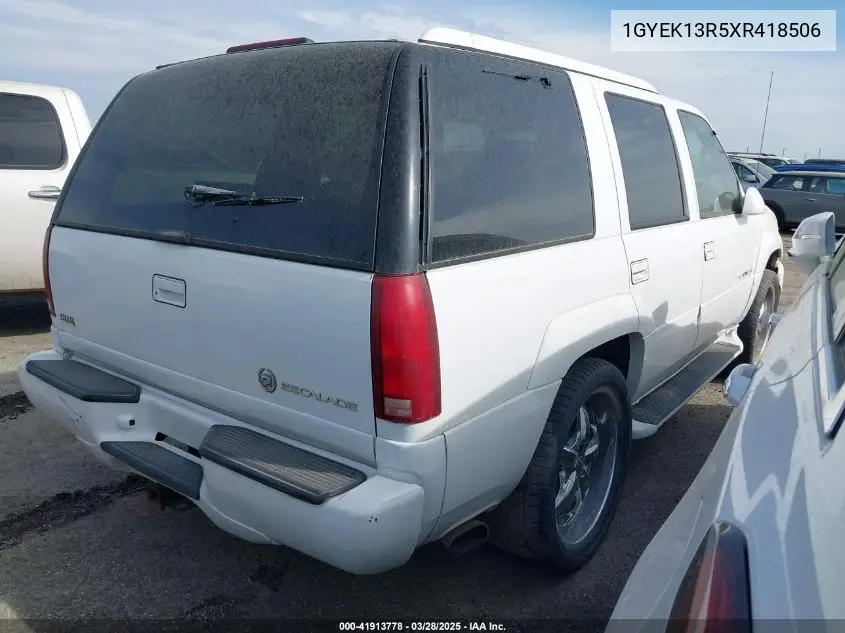 1999 Cadillac Escalade Standard VIN: 1GYEK13R5XR418506 Lot: 41913778