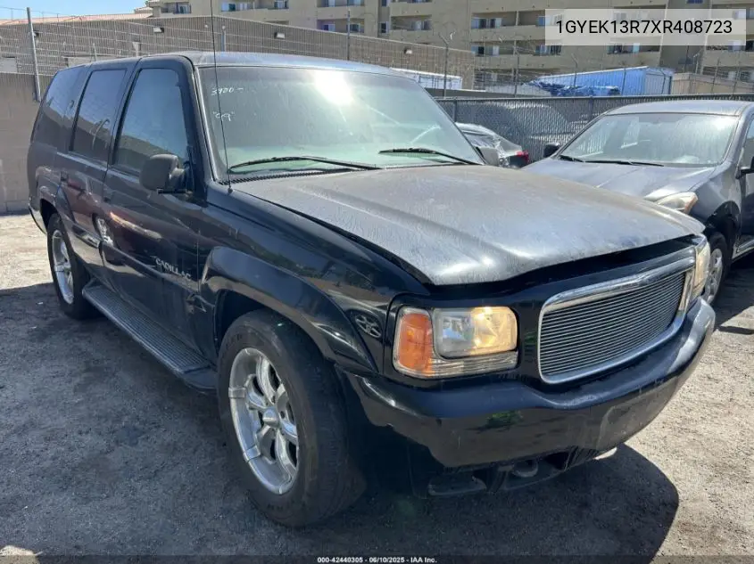 1999 Cadillac Escalade Standard VIN: 1GYEK13R7XR408723 Lot: 42440305