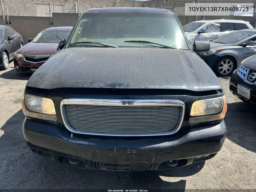 1999 Cadillac Escalade Standard VIN: 1GYEK13R7XR408723 Lot: 42440305