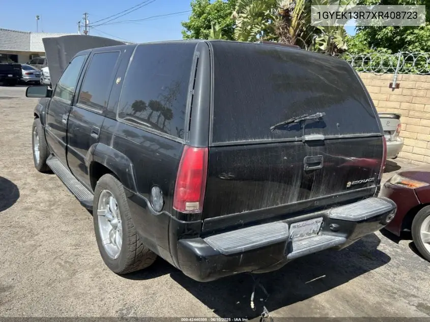 1999 Cadillac Escalade Standard VIN: 1GYEK13R7XR408723 Lot: 42440305