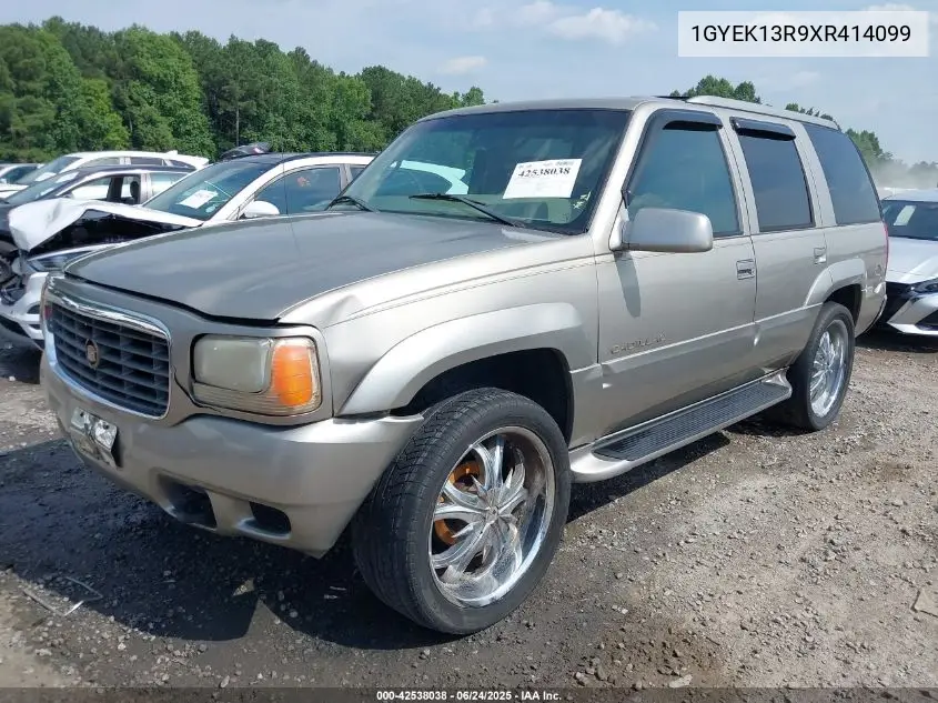 1999 Cadillac Escalade Standard VIN: 1GYEK13R9XR414099 Lot: 42538038