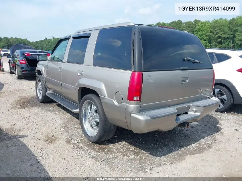 1999 Cadillac Escalade Standard VIN: 1GYEK13R9XR414099 Lot: 42538038