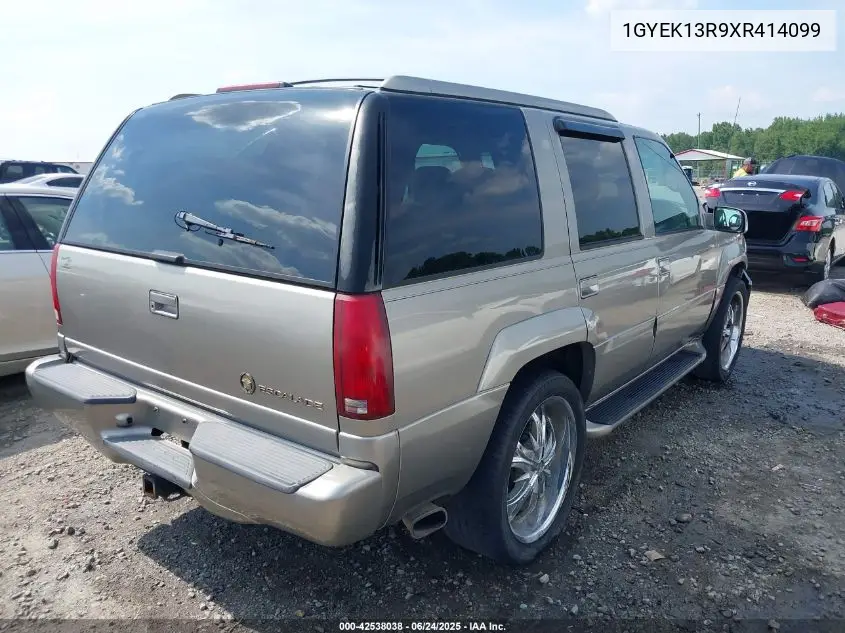 1999 Cadillac Escalade Standard VIN: 1GYEK13R9XR414099 Lot: 42538038