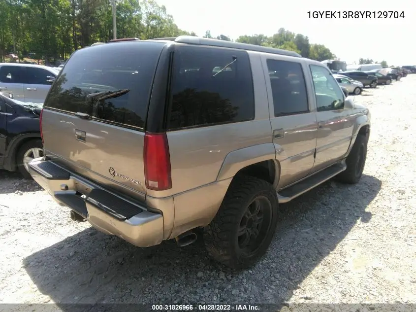 2000 Cadillac Escalade Standard VIN: 1GYEK13R8YR129704 Lot: 31826966