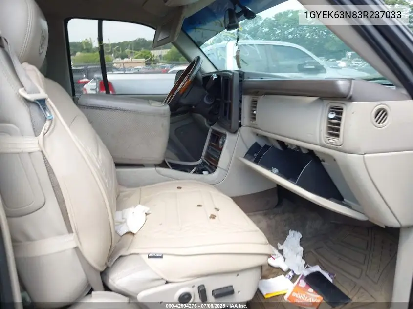 2003 Cadillac Escalade Standard VIN: 1GYEK63N83R237033 Lot: 42604276